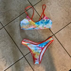 Tie dye bikini!